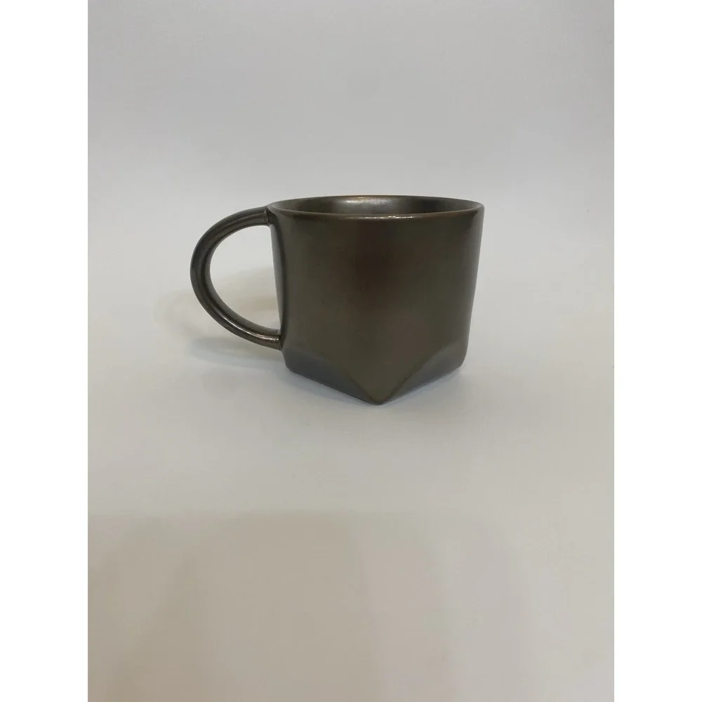 Starbucks RESERVE ROASTERY CHICAGO Bronze Brown Mug 12 oz 2019 Bevel
